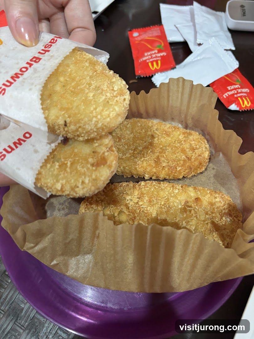 Hash Browns and Sauces