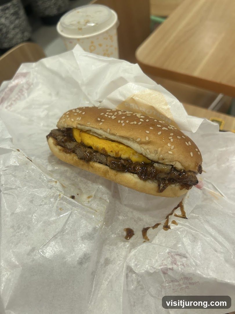 Cheeseburger and Drink