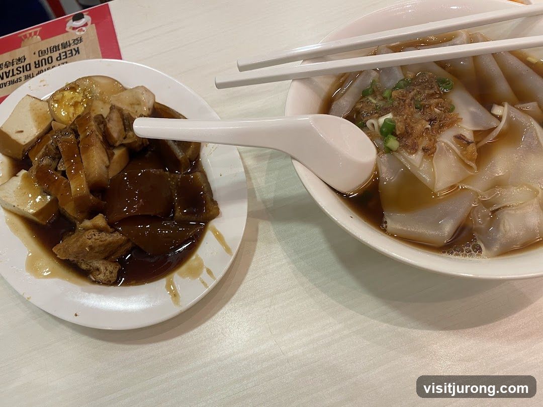 Braised Pork and Tofu with Noodles