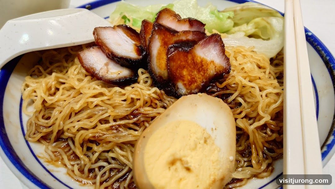 Noodles with Char Siu and Egg