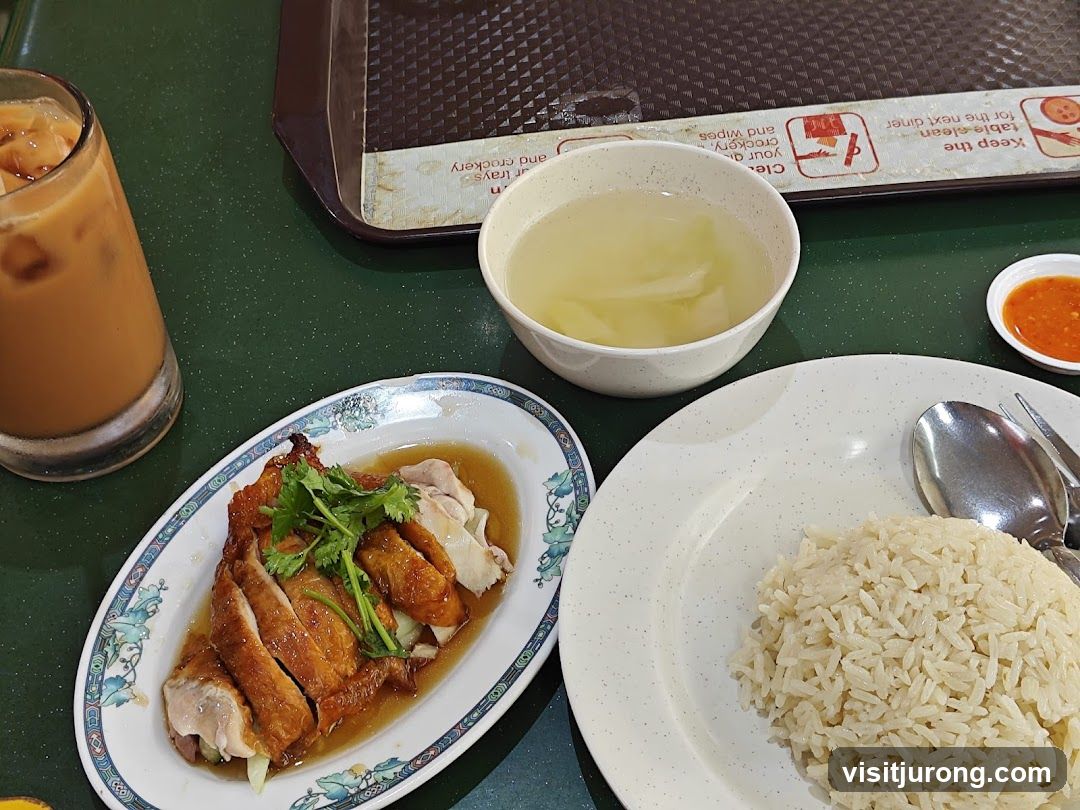 Hainanese Chicken Rice Meal