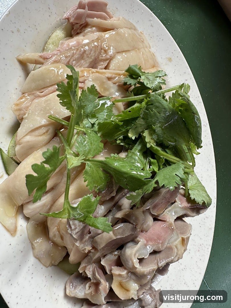Hainanese Chicken Rice with Gizzards