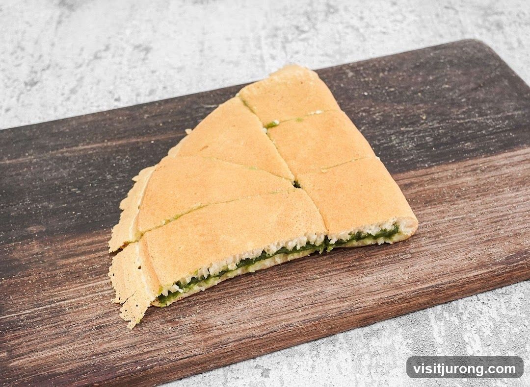 Pancake with Green Filling
