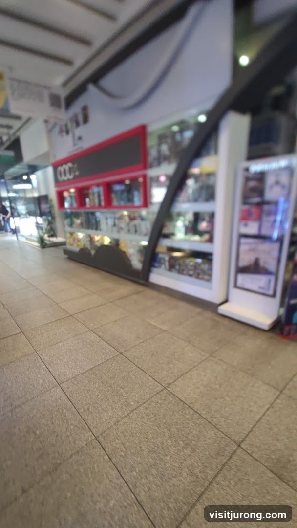 Storefront display with merchandise