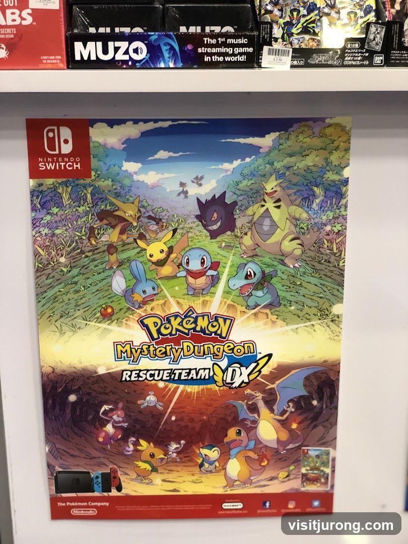 Pokemon Mystery Dungeon Rescue Team DX Poster