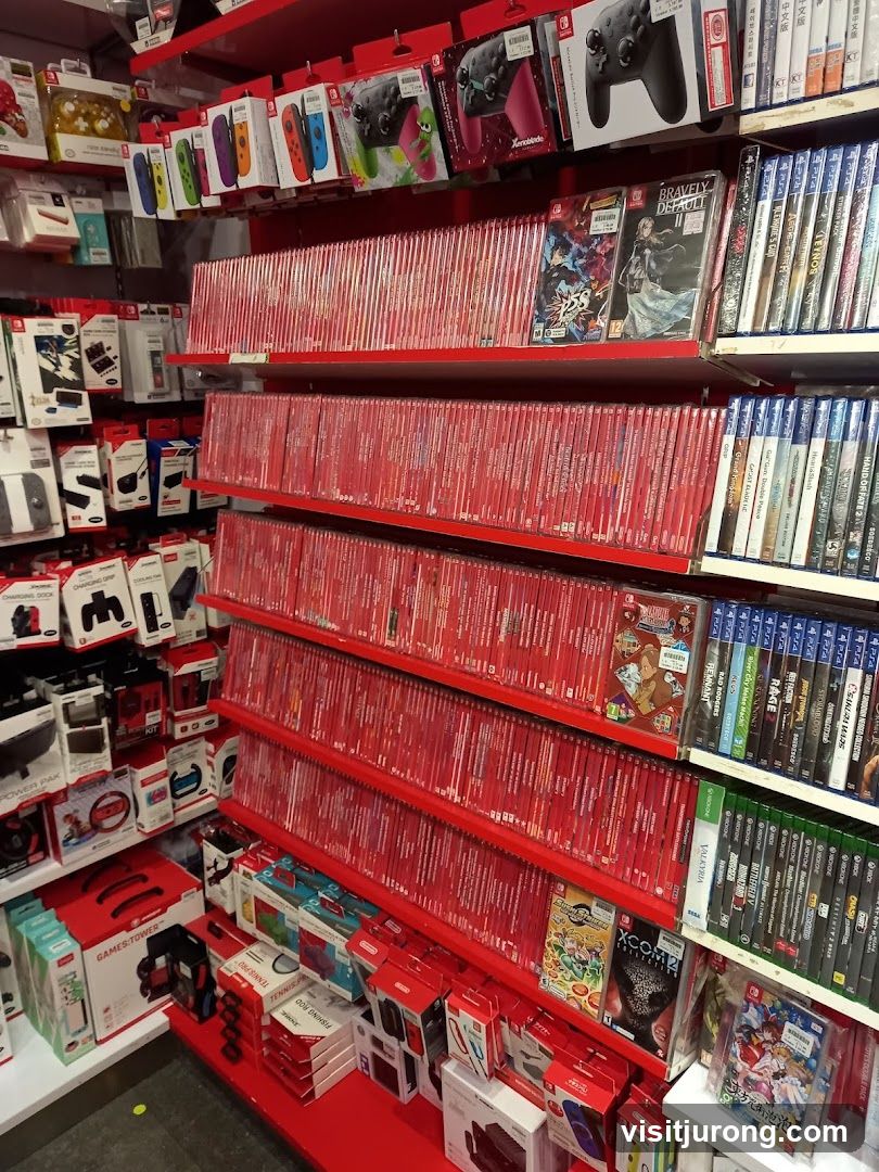 Video Game Store Shelves