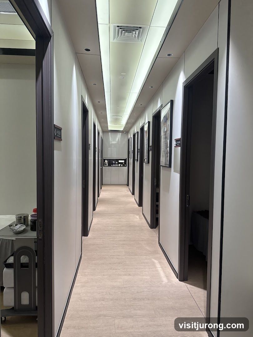 Hallway with Doors