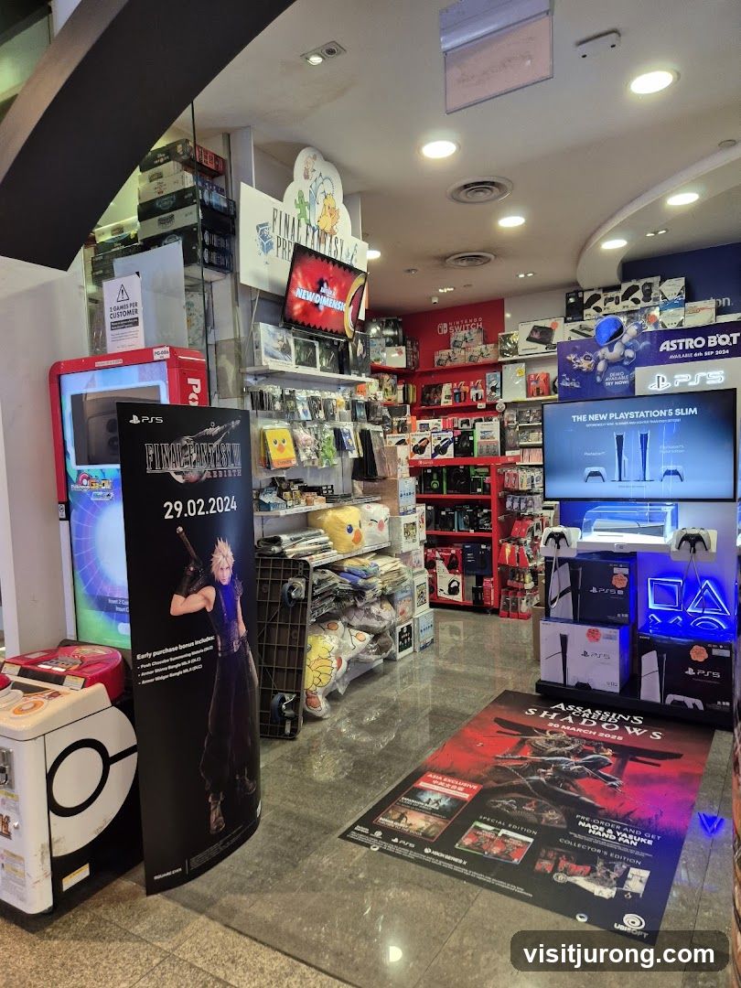 Video Game Store Interior