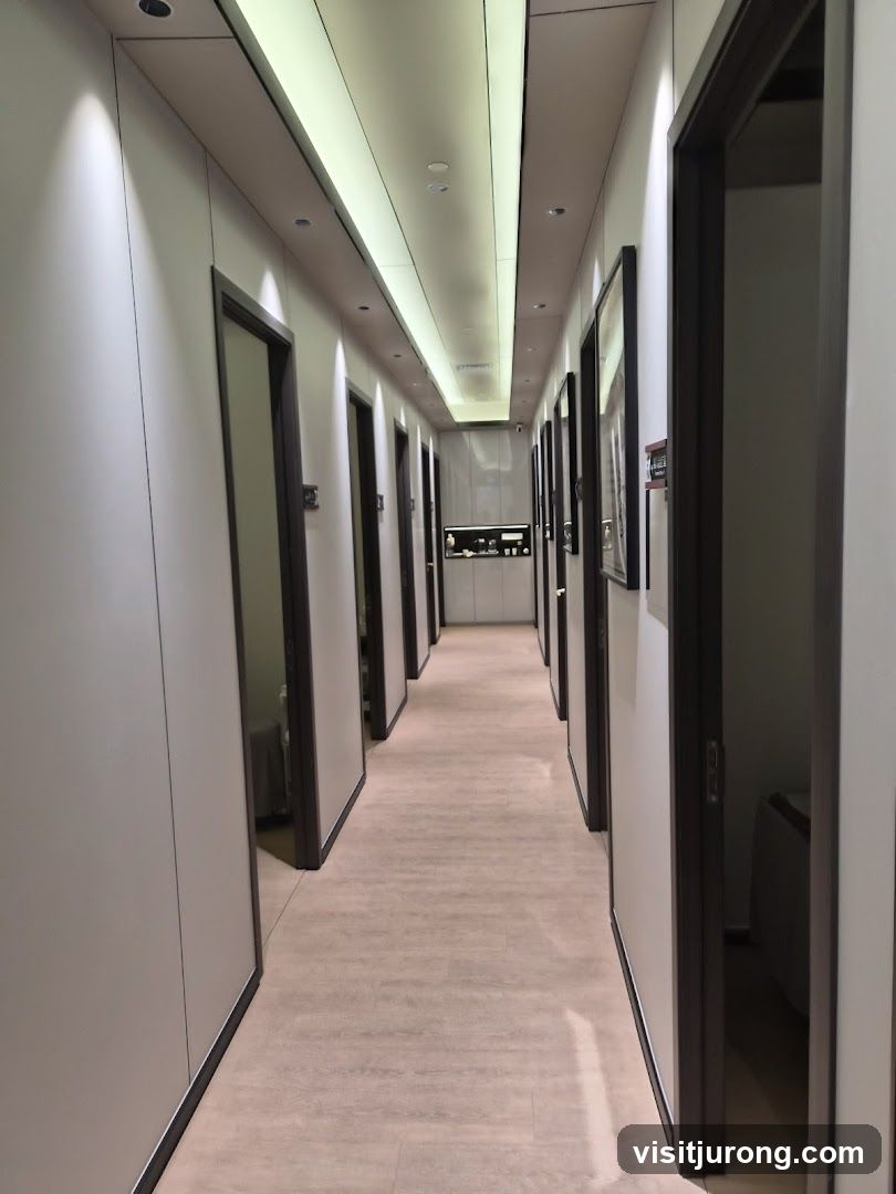 Hallway with Doors
