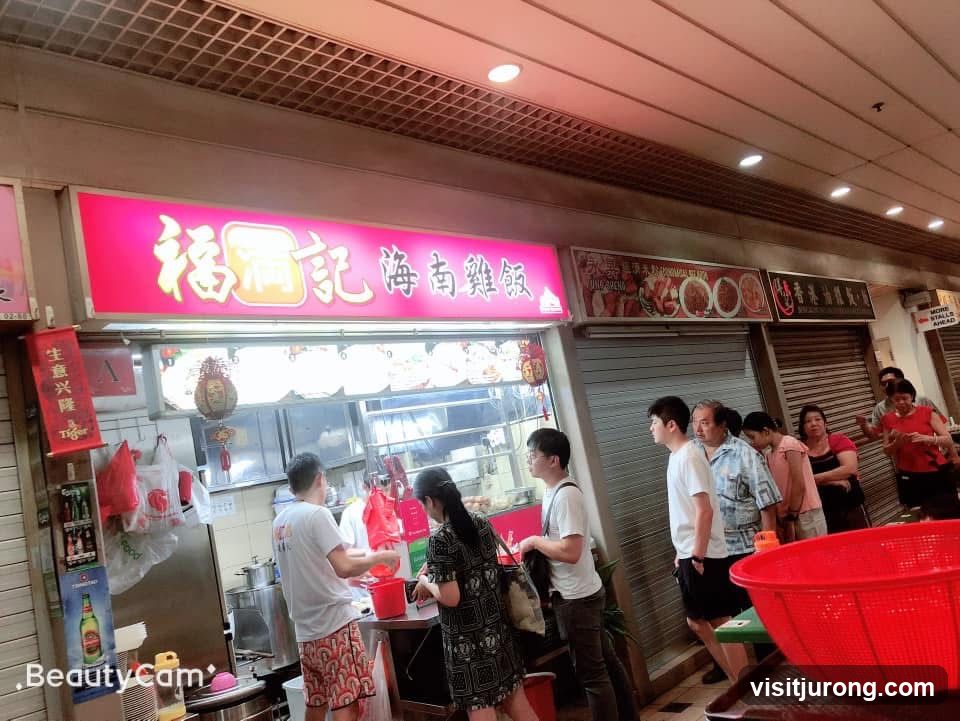 Food Stall with Customers