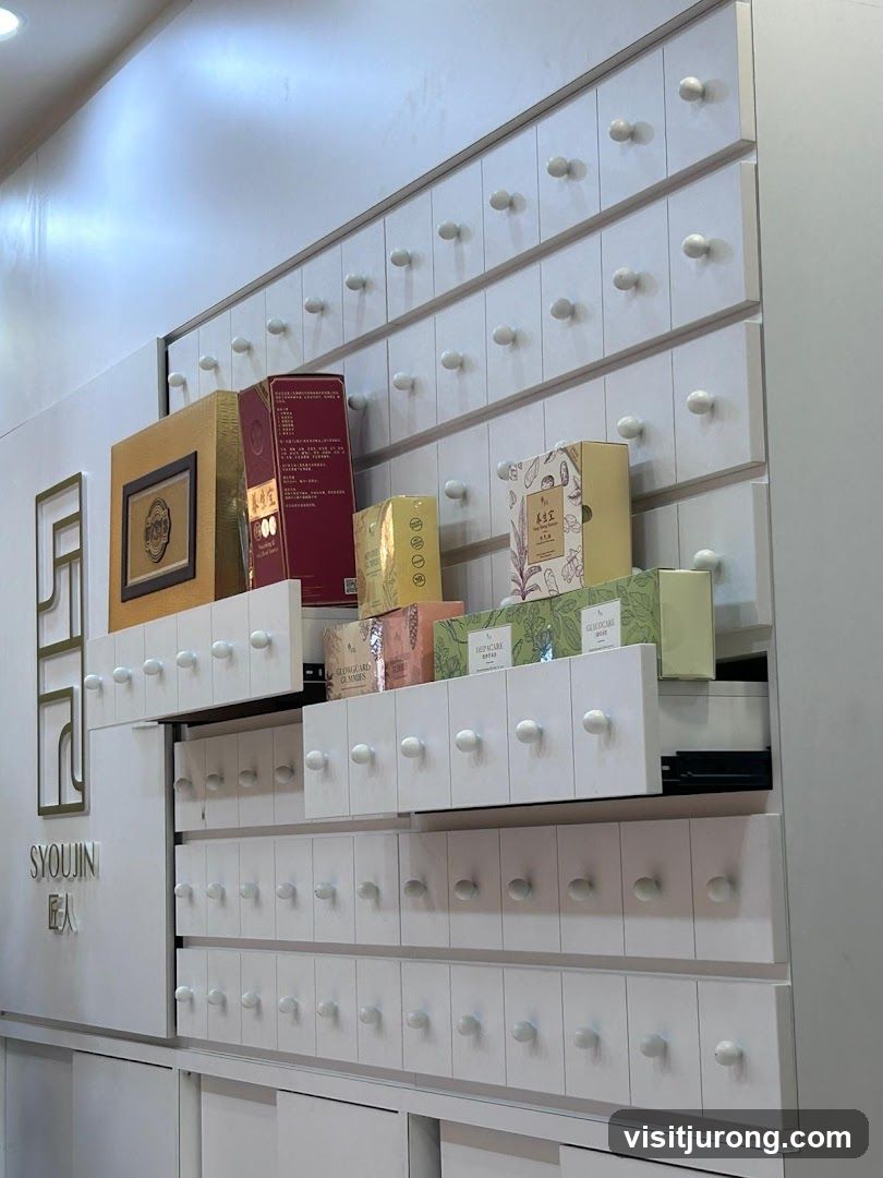 Display of Products in Drawers