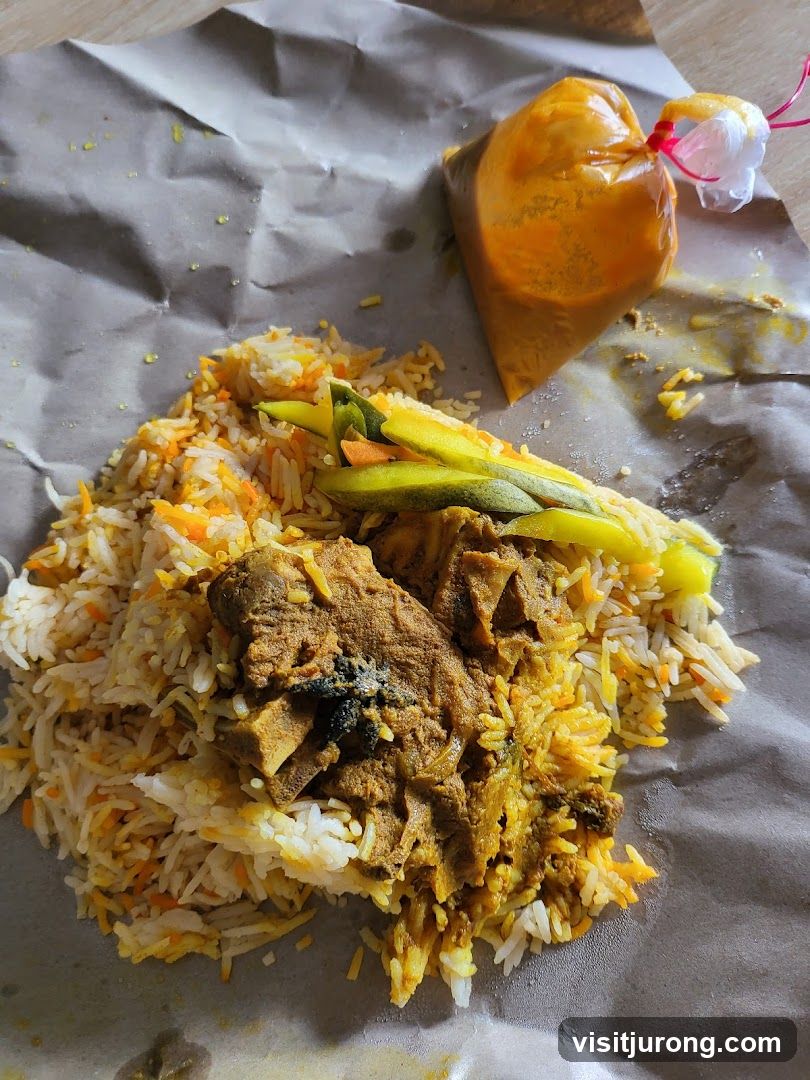 Lamb Biryani with Curry Sauce