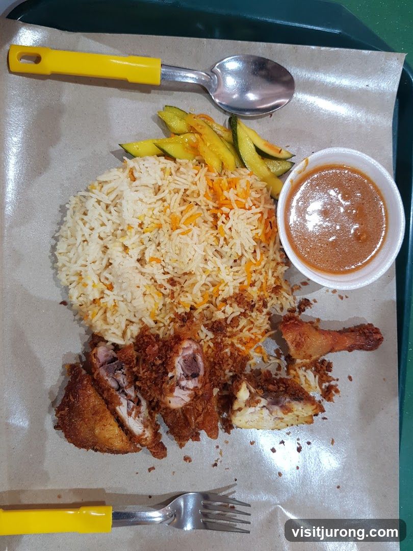 Fried Chicken Rice Plate
