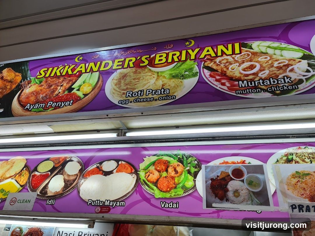 Sikkander's Biryani Menu