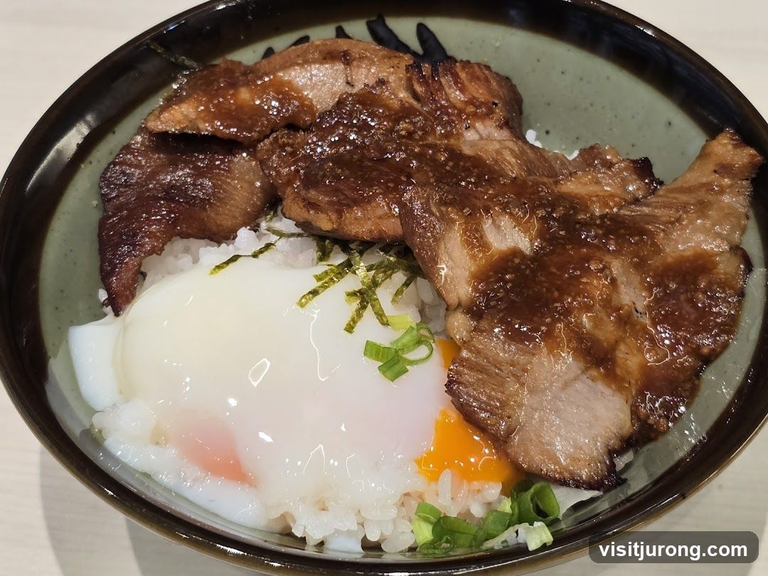 Pork Rice Bowl with Egg