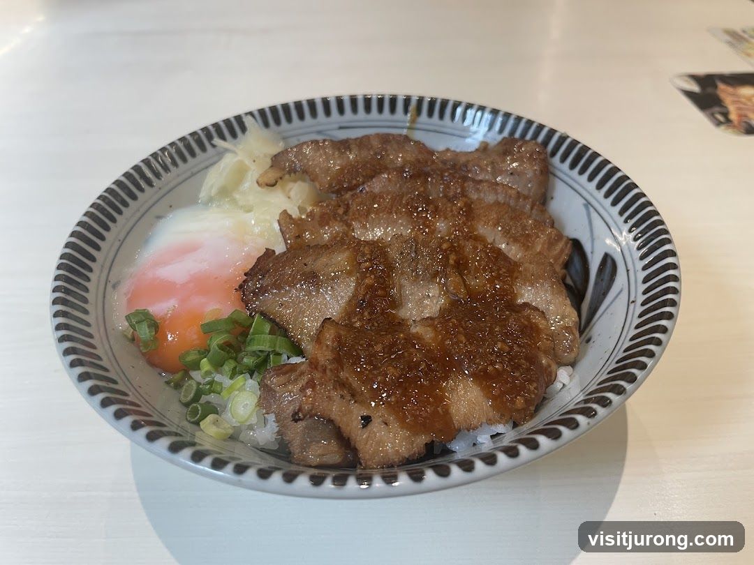 Pork Rice Bowl with Egg