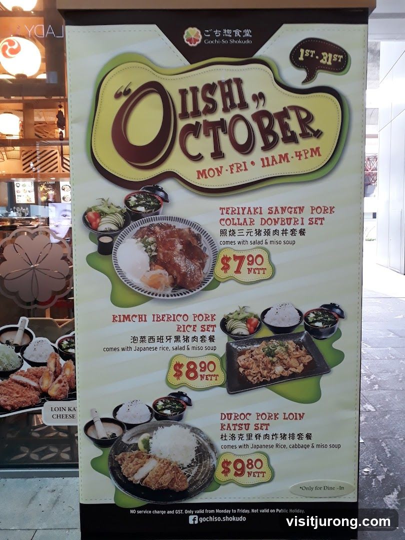 October Special Menu