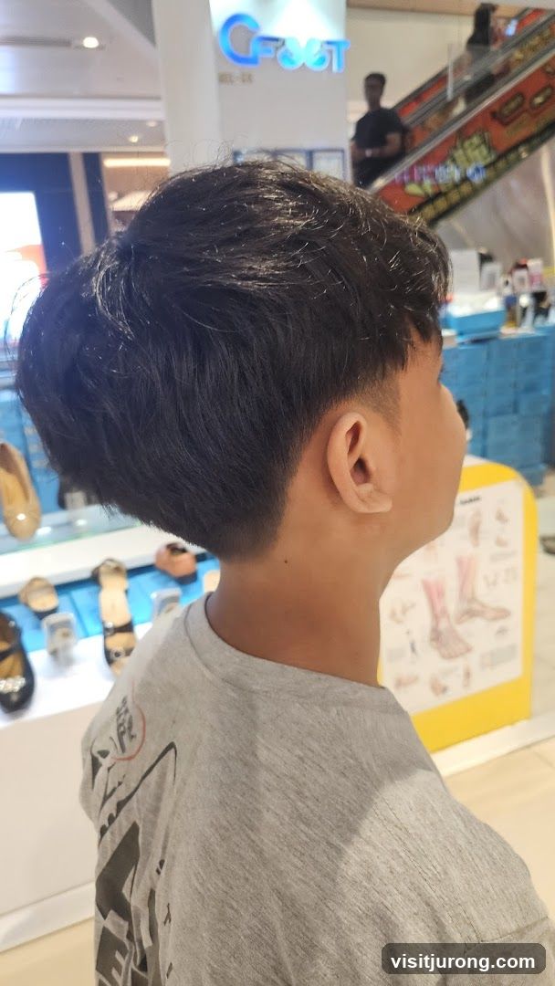 Boy with a fresh haircut