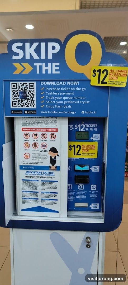 K-Cuts Ticket Machine