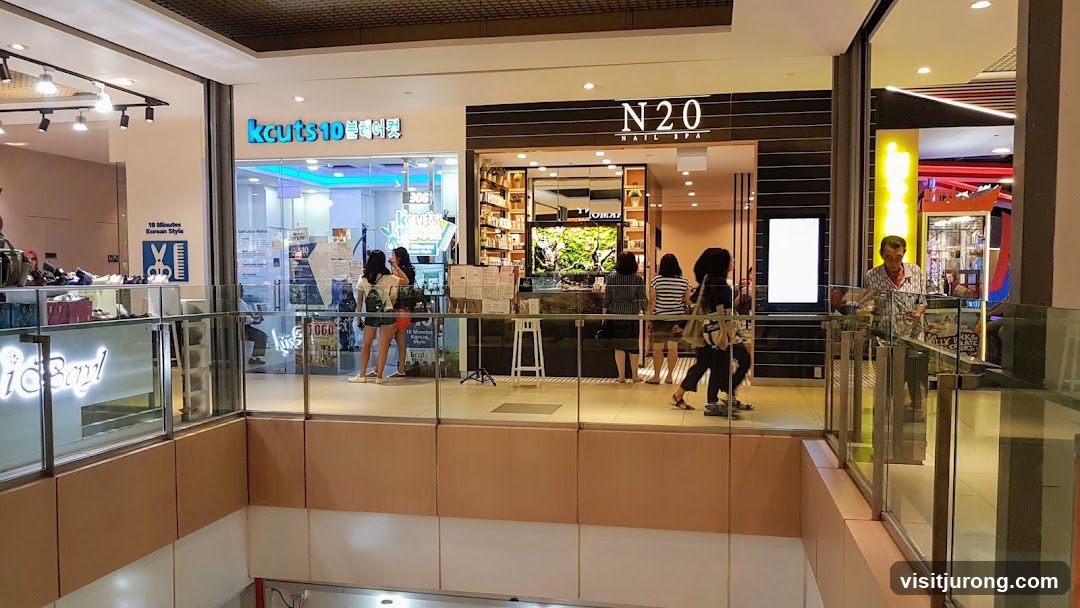 Mall Interior with Shops