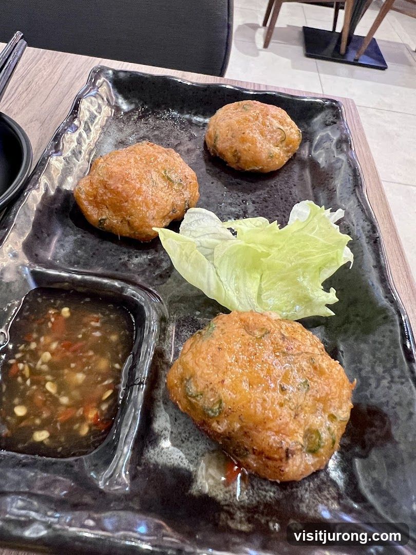 Fish Cakes with Dipping Sauce