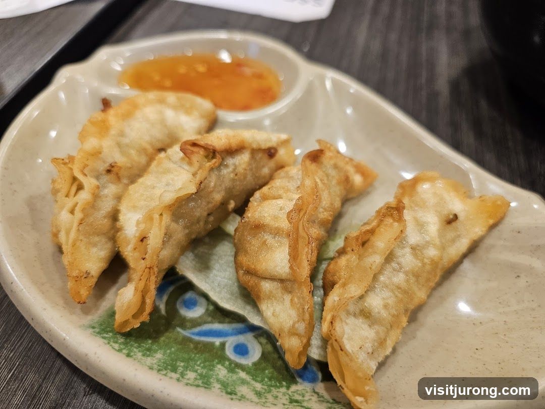 Fried Dumplings with Dipping Sauce