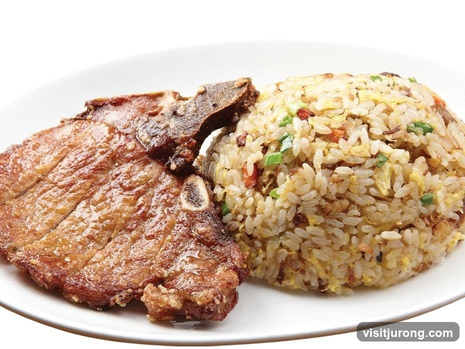 Pork Chop with Fried Rice