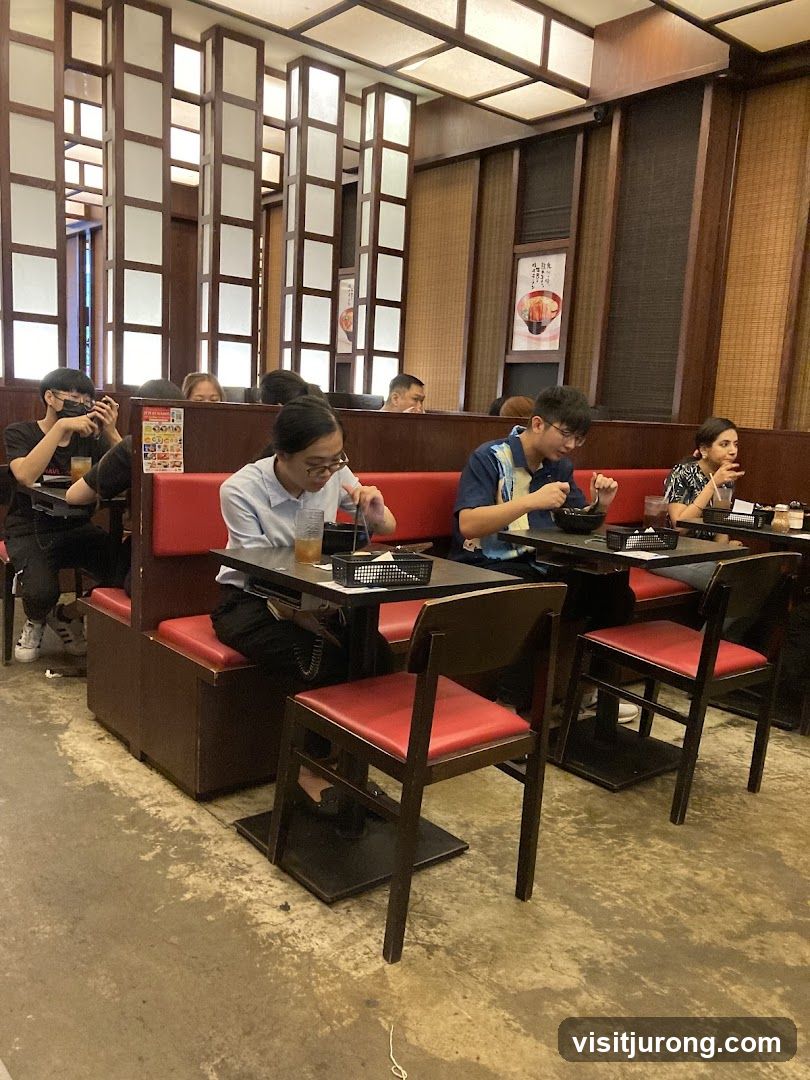 Restaurant Interior with Diners