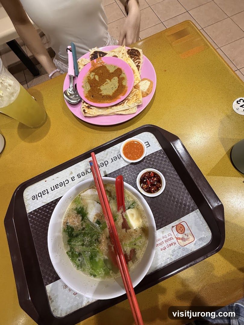 Food on a table