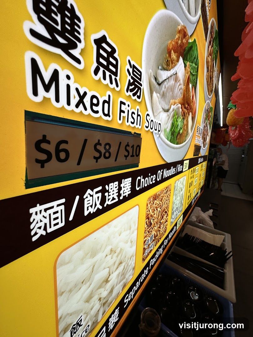 Mixed Fish Soup Menu
