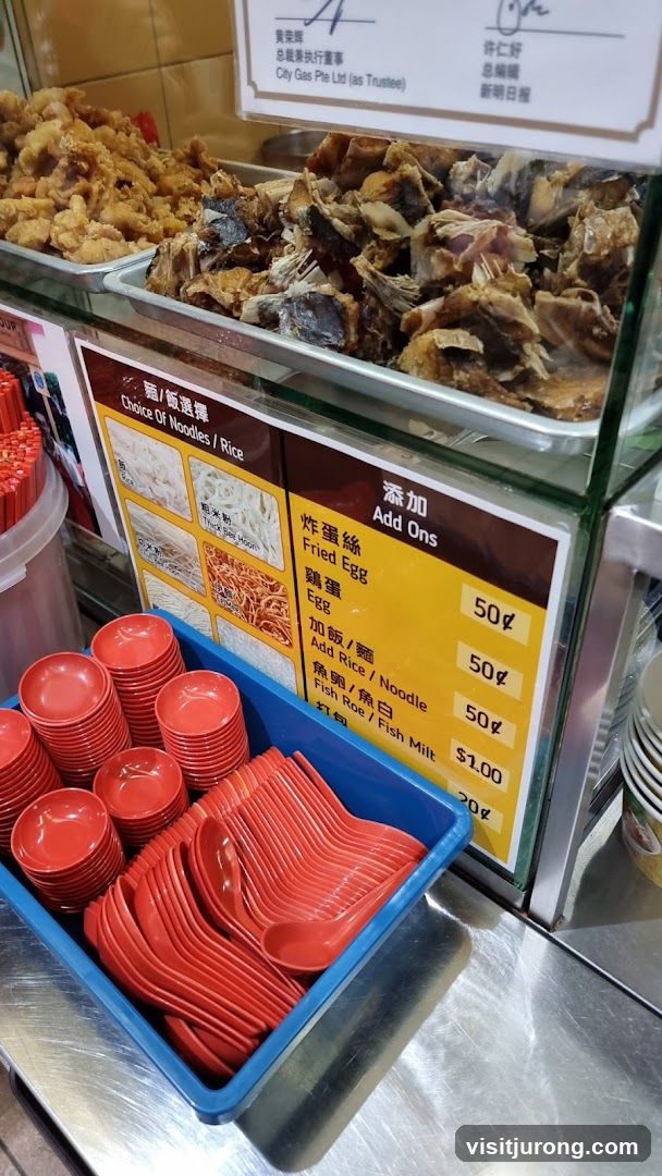 Food Stall Add-Ons Menu