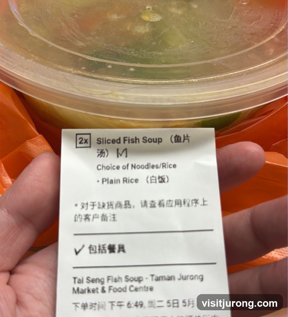 Sliced Fish Soup Order