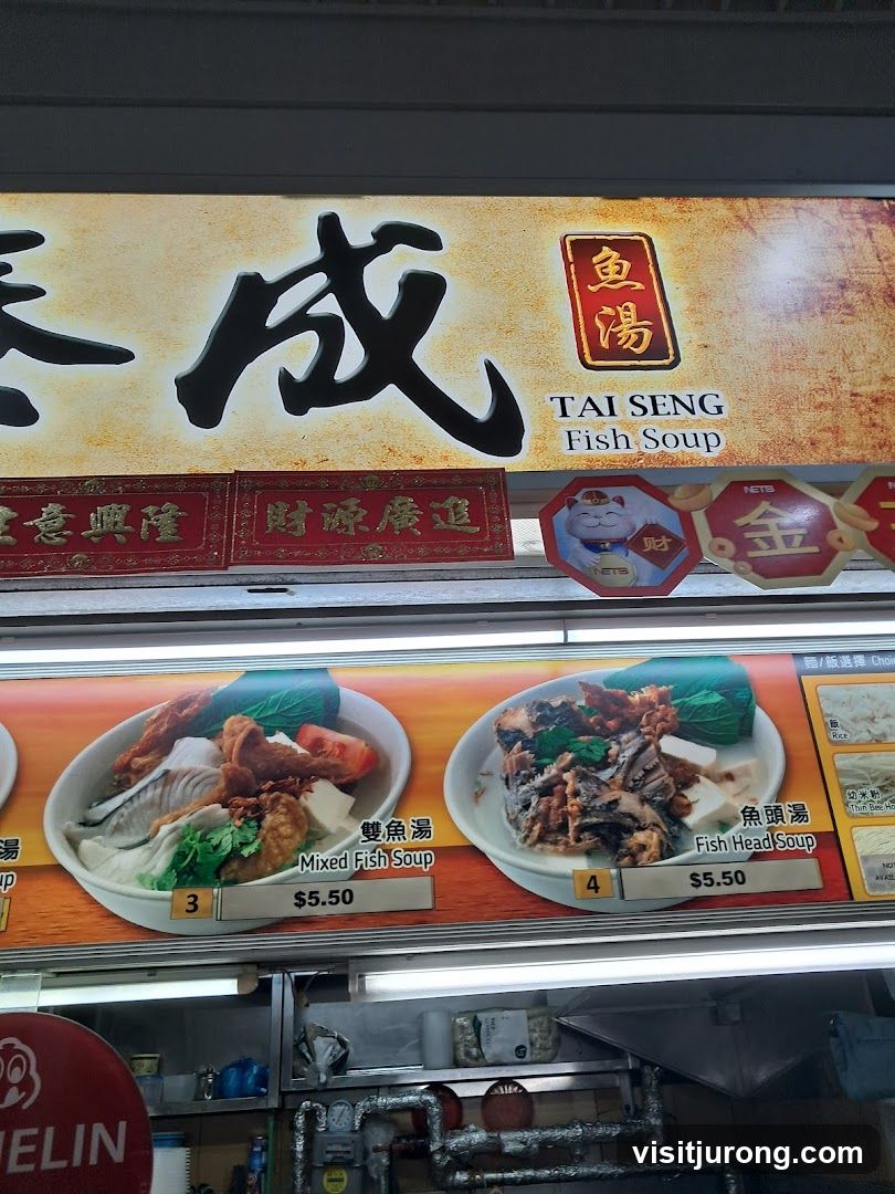 Tai Seng Fish Soup Menu