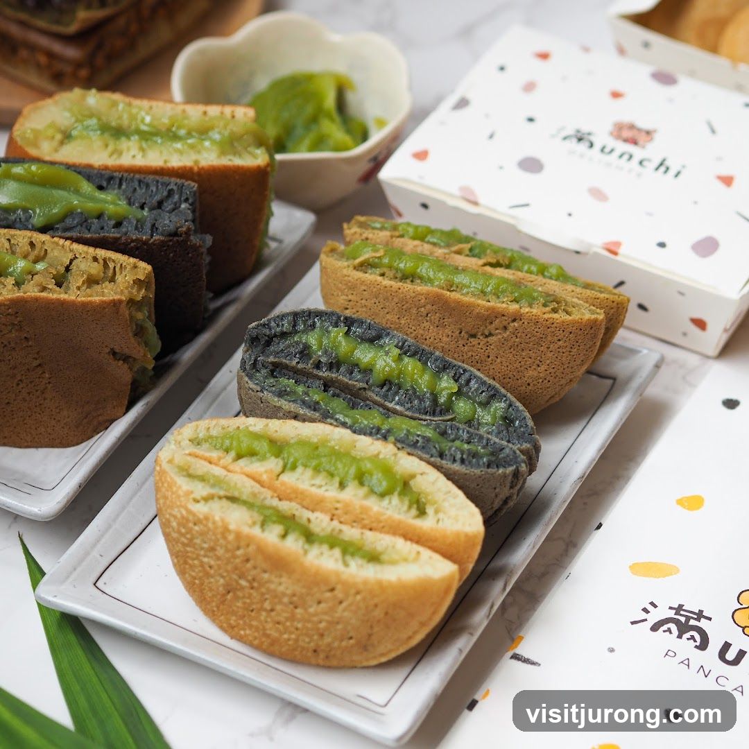 Pancakes with Green Filling