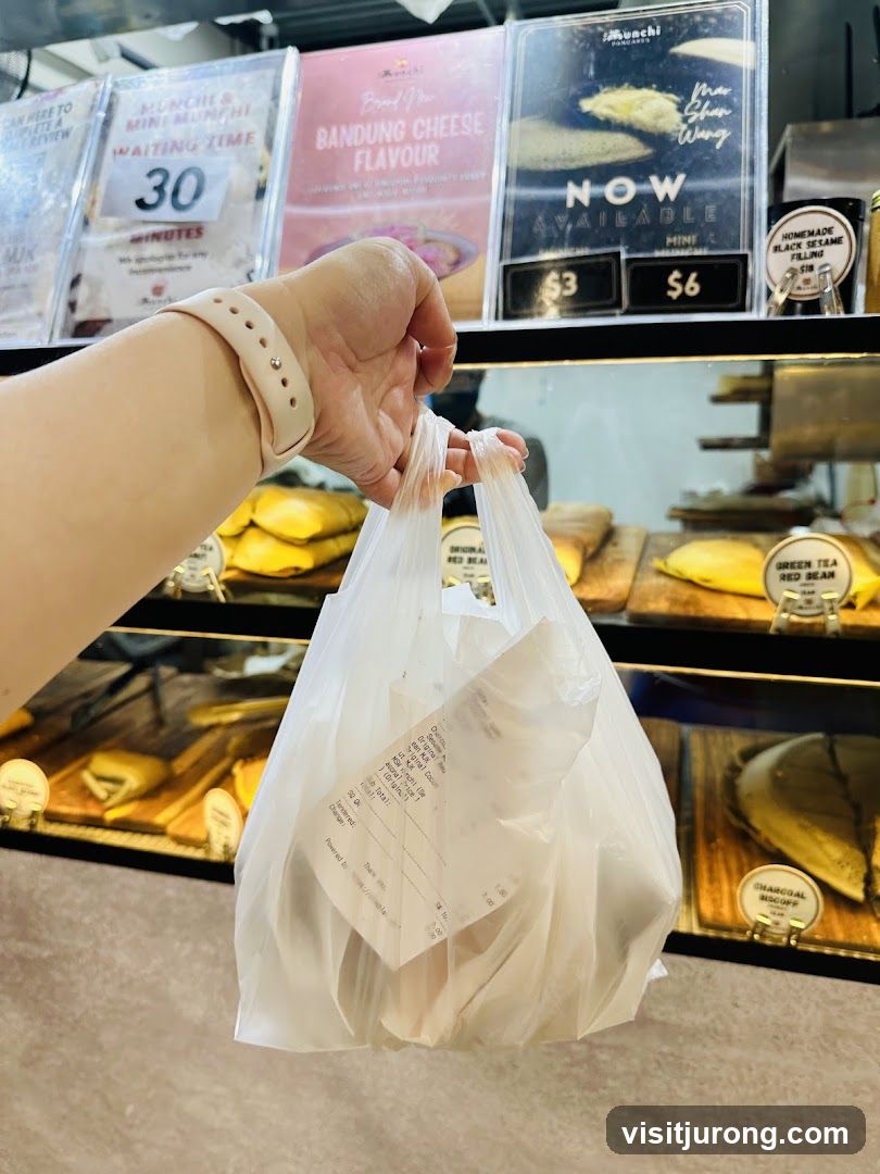 Takeaway Bag with Food Items