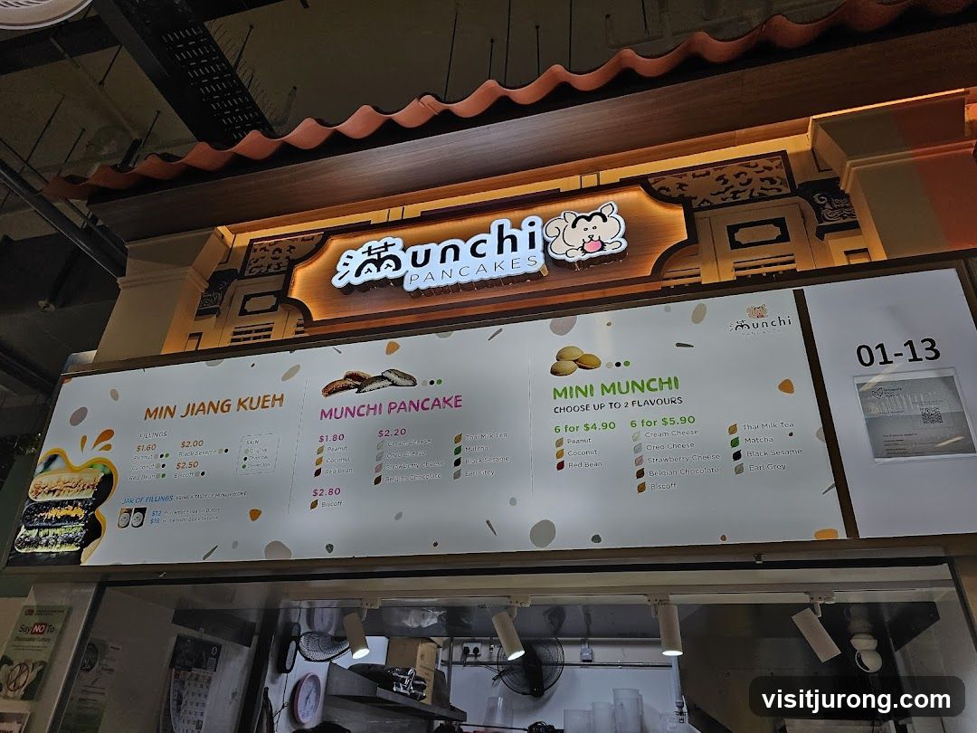 Munchi Pancakes Menu