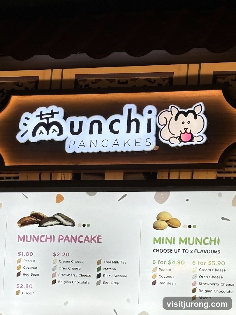 Munchi Pancakes Menu
