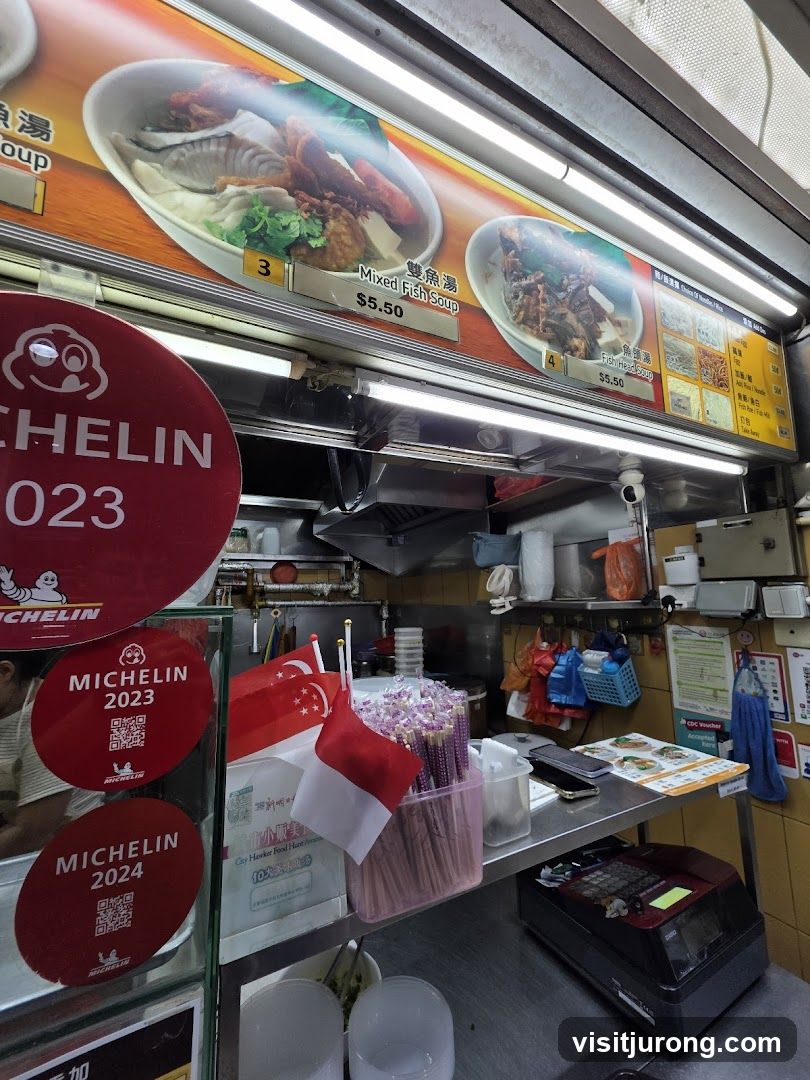 Hawker Stall with Michelin Recognition
