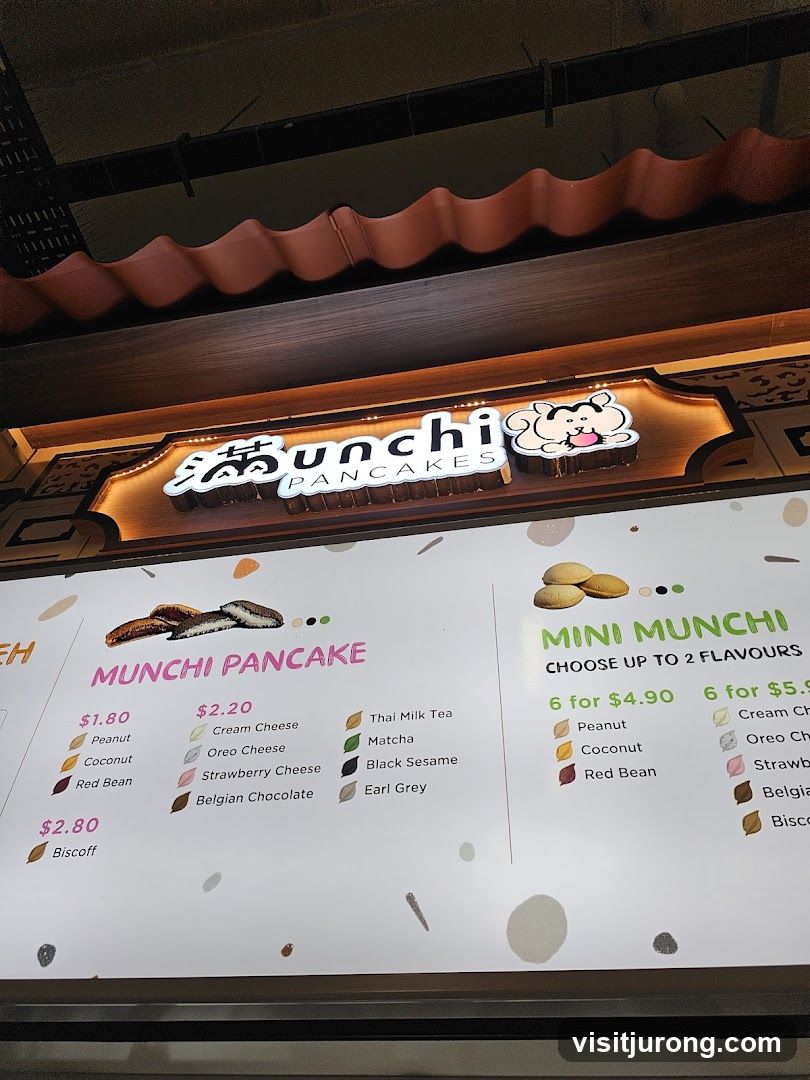 Munchi Pancakes Menu