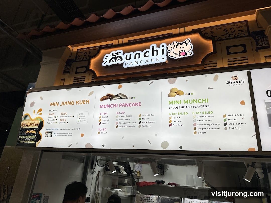 Munchi Pancakes Menu