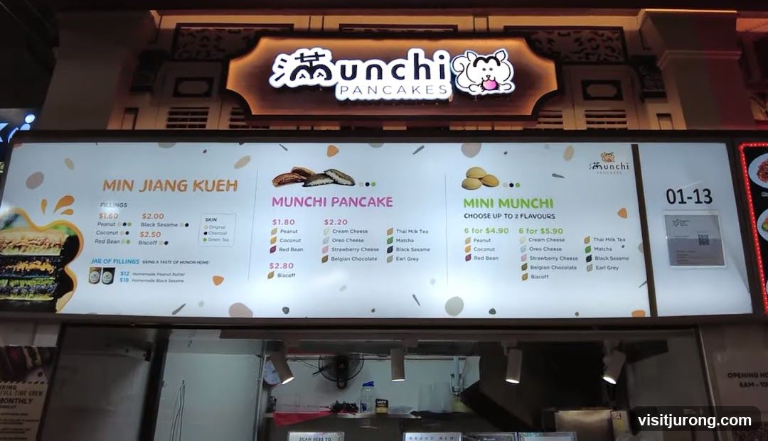 Munchi Pancakes Menu