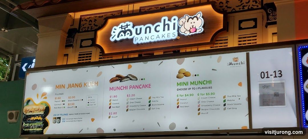 Munchi Pancakes Menu