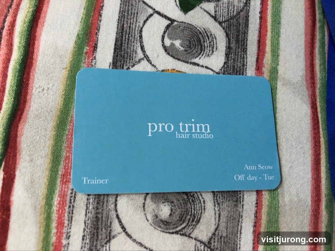 Pro Trim Hair Studio Business Card