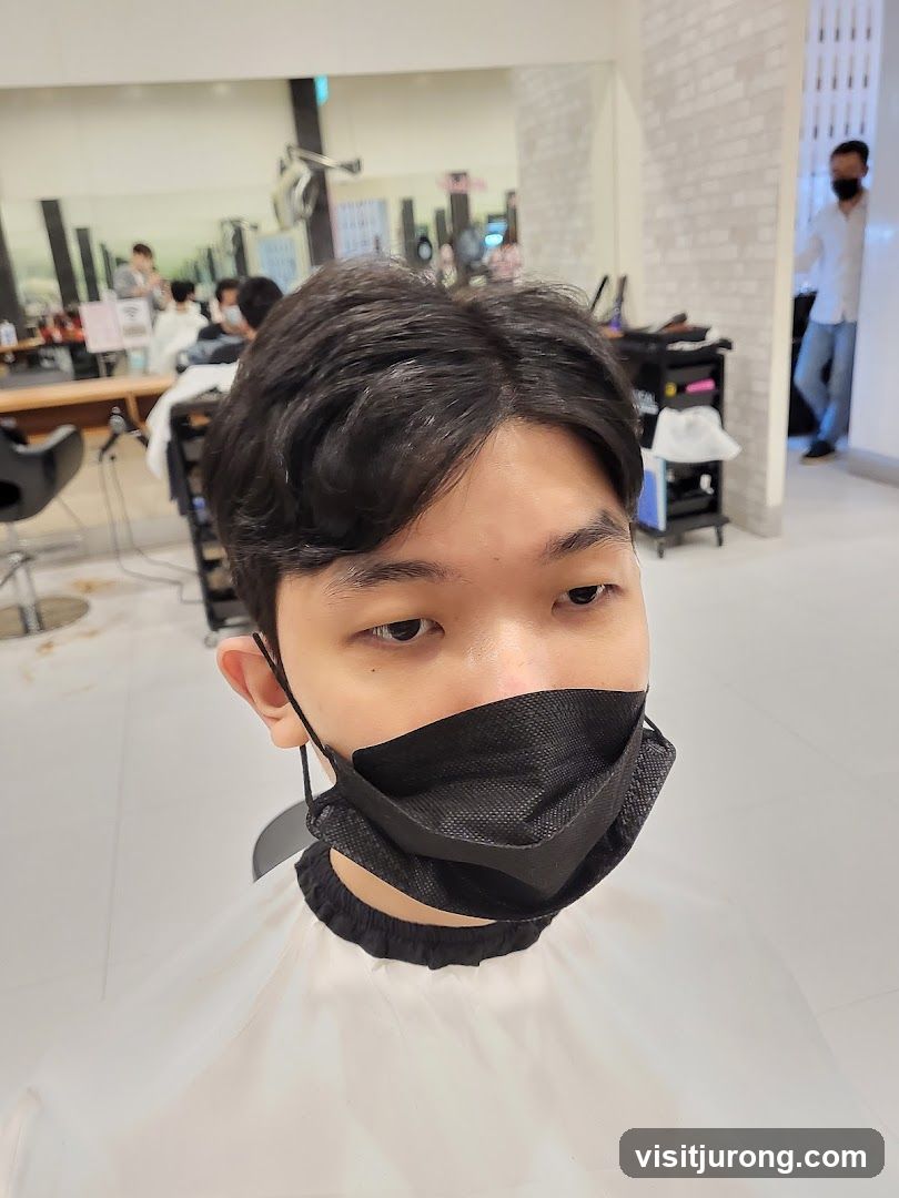Man in Hair Salon