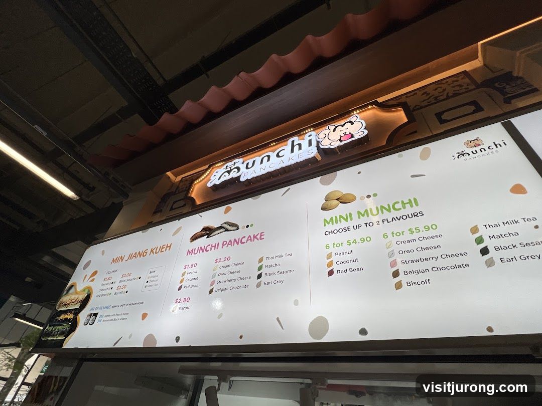 Munchi Pancakes Menu