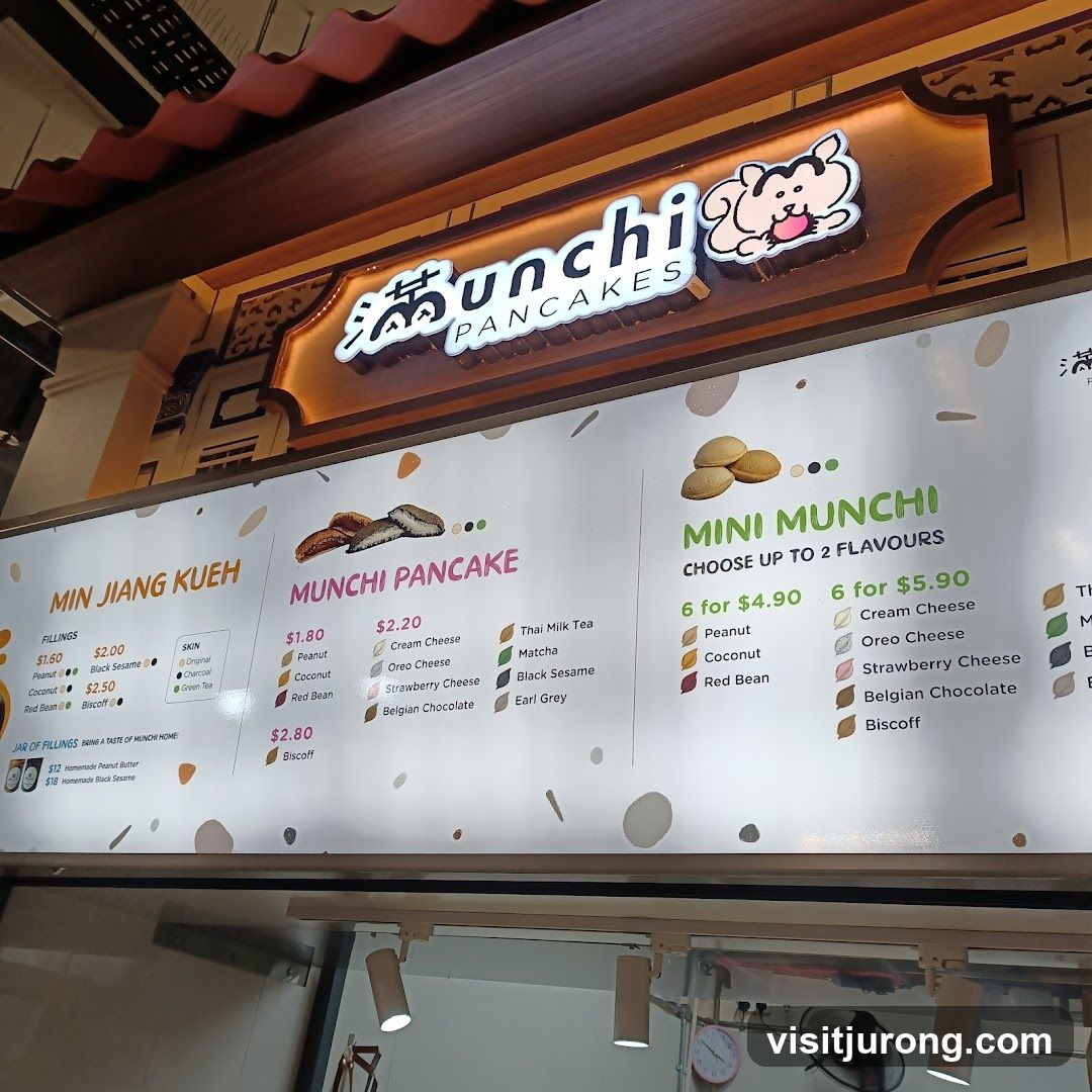 Munchi Pancakes Menu