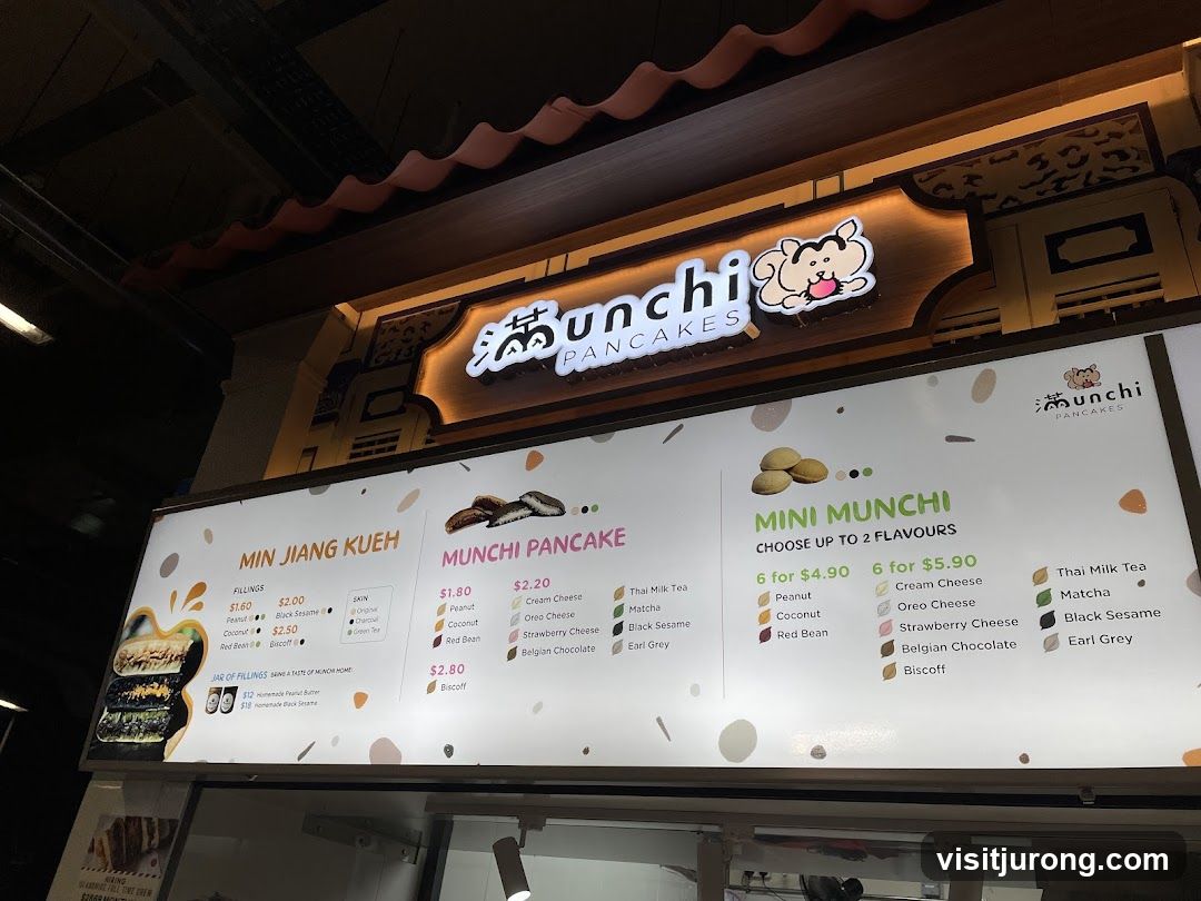 Munchi Pancakes Menu