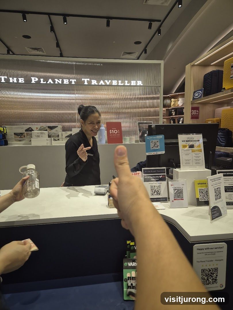 Store Counter with Staff