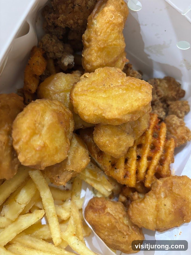 Fried Chicken and Fries