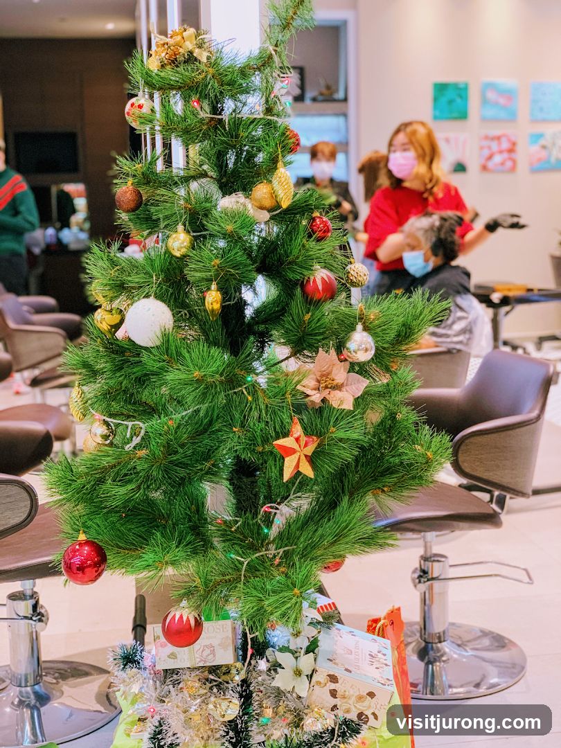 Christmas Tree in a Salon